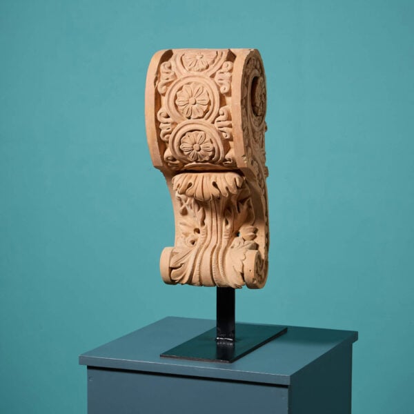 Antique Terracotta Corbel on Stand