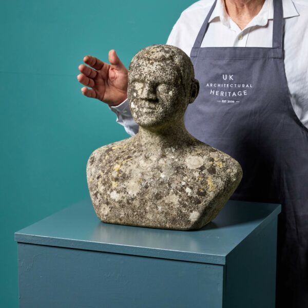 Stone Bust Sculpture by a Student of Sir Hugh Casson