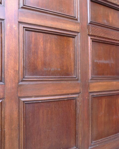 12m Run of Full Height Victorian Style Oak Wall Panelling
