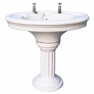 Doulton & Co Antique Pedestal Sink