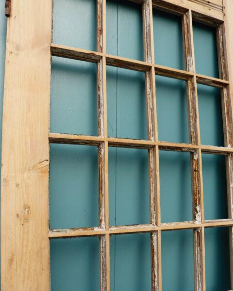 Reclaimed Stripped Pine Front Door for Glazing