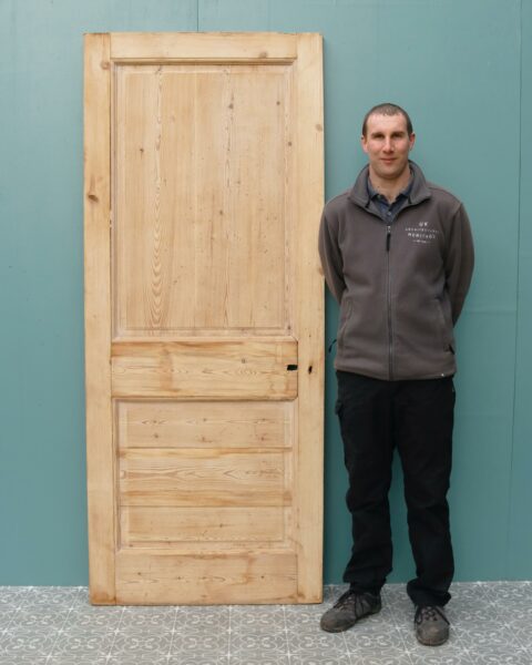 Antique 2-Panel English Pine Internal Door