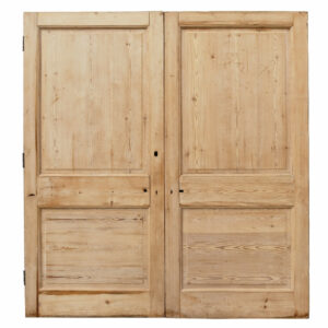 Antique Victorian Pine Internal Double Doors