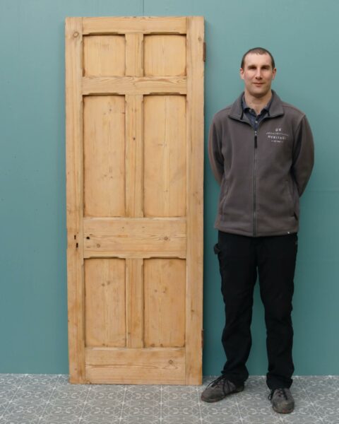 Reclaimed 6-Panel Victorian Pine Internal or Exterior Door