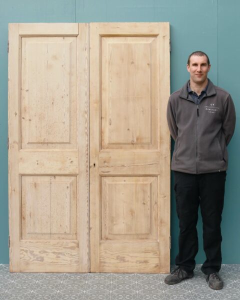 Reclaimed External Pine Double Doors