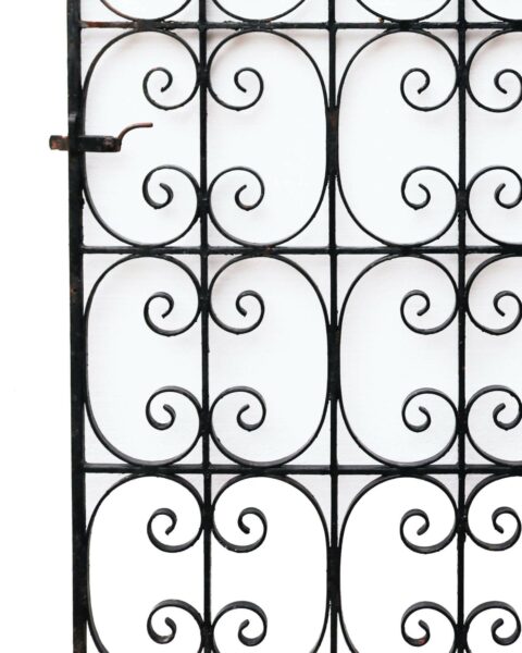 Tall Reclaimed Wrought Iron Side Gate