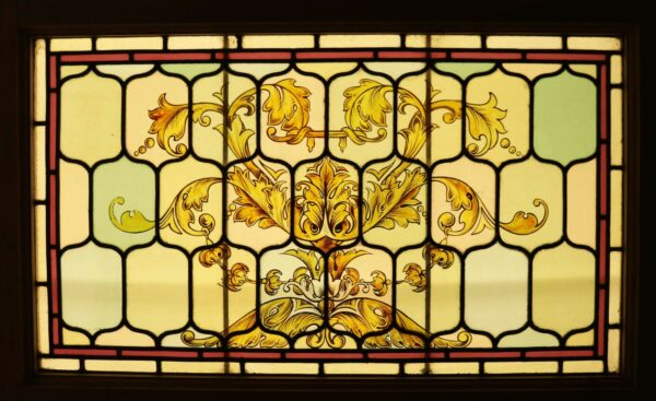 Antique Victorian Stained Glass Window