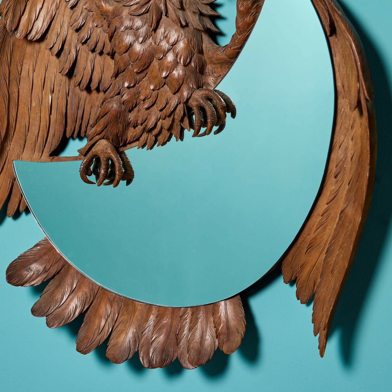 19th Century French Carved Eagle Mirror UK Architectural Heritage