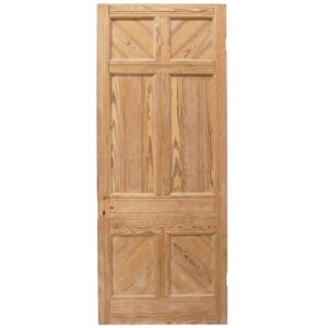 Victorian Pitch Pine 6-Panel Internal Door