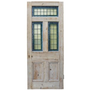 Antique Edwardian Stained Glass Front Door