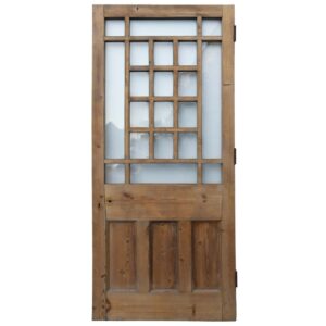 Reclaimed Victorian Front Door with Margin Glazing