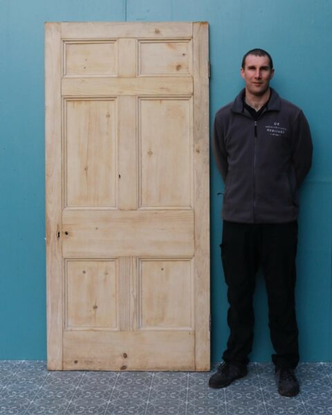 Georgian Reclaimed Stripped Pine Internal Door