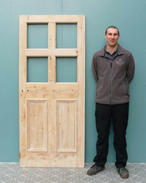 Reclaimed Victorian Front Door for Glazing