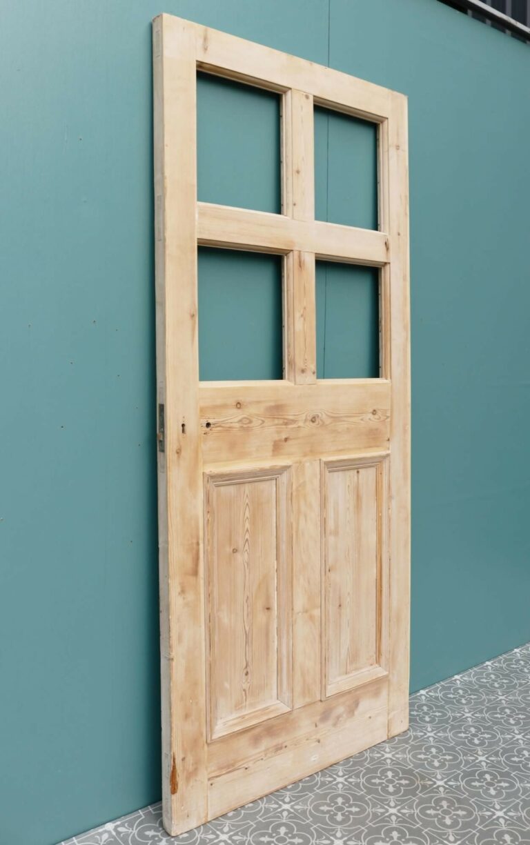 Reclaimed Victorian Front Door for Glazing UK Architectural Heritage