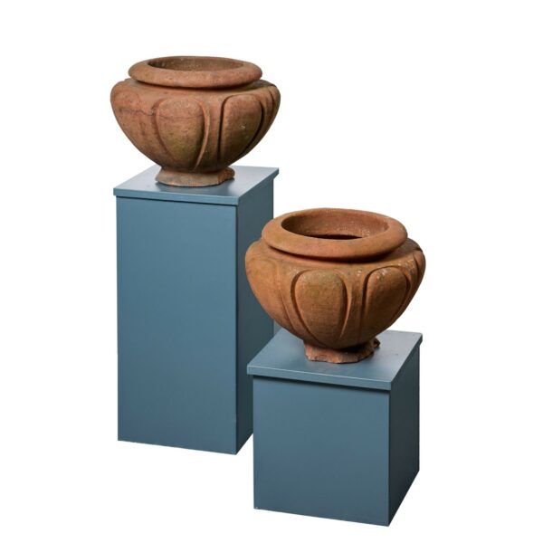 Pair of Compton Pottery ‘Leix’ Terracotta Garden Pots