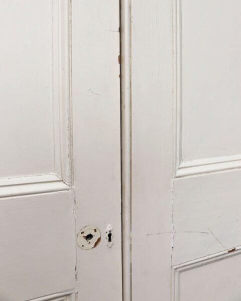 Set of Painted Victorian Reclaimed Double Doors