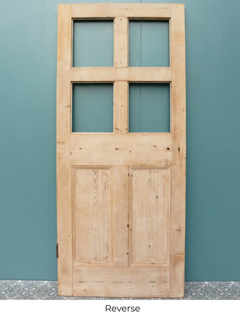 Reclaimed Victorian Front Door for Glazing UK Architectural Heritage