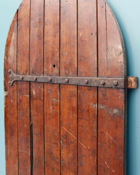 19th Century Antique Arched Pine Door