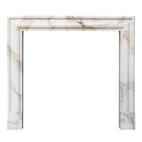 Bolection Style Marble Effect Fireplace