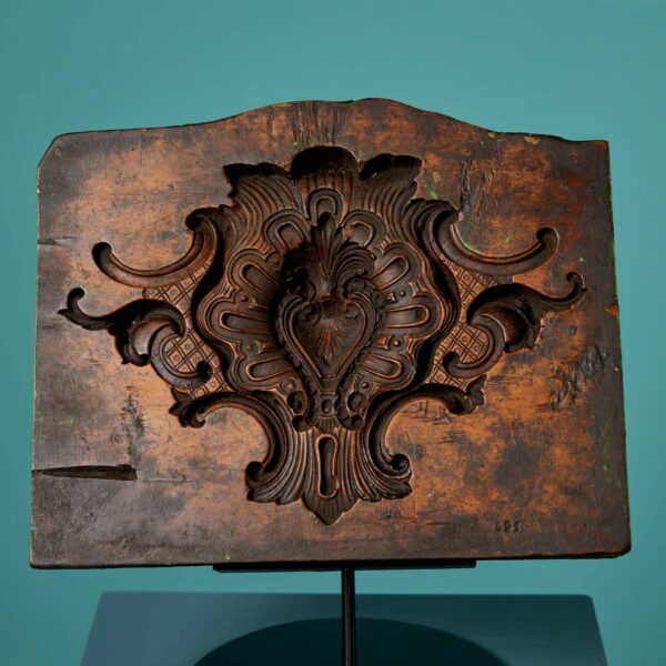 Antique Carved Wooden Mould Ex. Tucker Collection