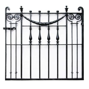 Restored Victorian Wrought Iron Side Gate