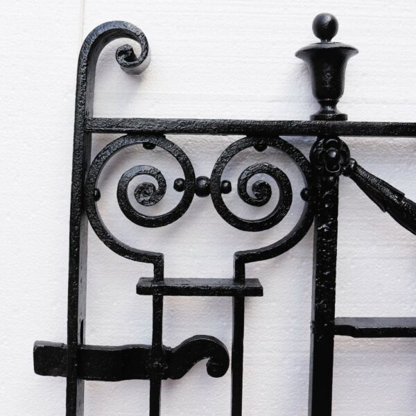 Restored Victorian Wrought Iron Side Gate