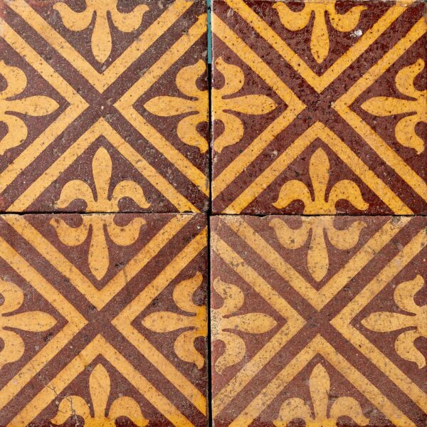 Reclaimed Encaustic Tiles by W. Godwin of Lugwardine