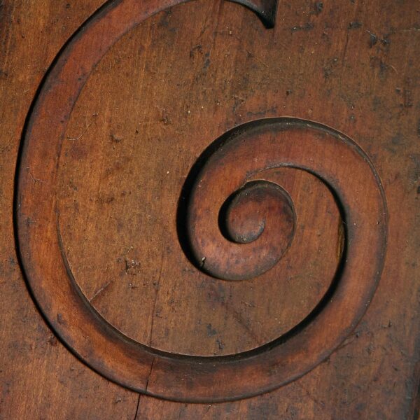 Antique Carved Wooden Mould Ex. Tucker Collection