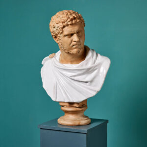 Terracotta Portrait Bust of Caracalla Roman Emperor