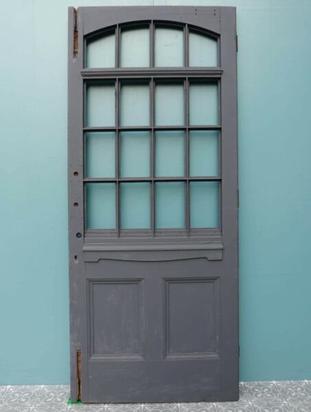 Tall Reclaimed Victorian Front Door for Glazing