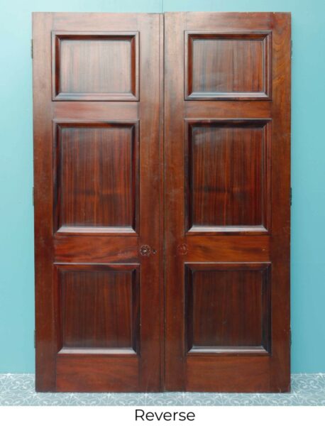 Set of Reclaimed Mahogany Internal Dividing Doors