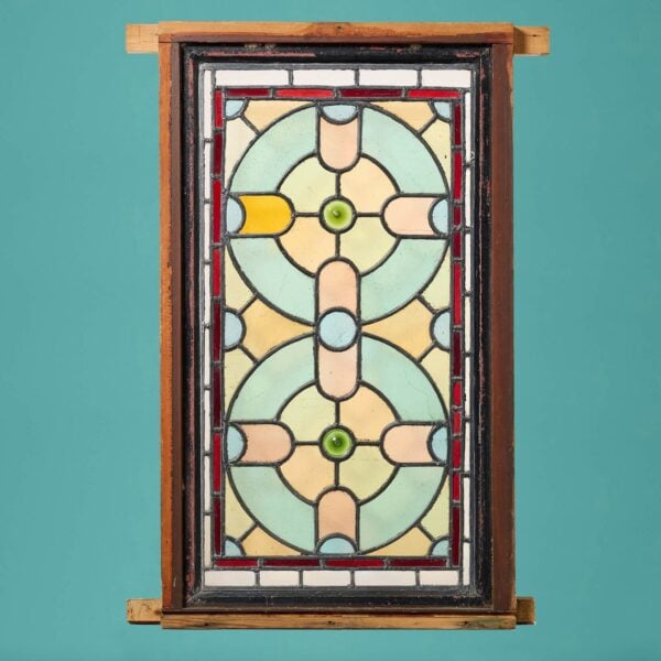 Victorian Stained Glass Window Panel