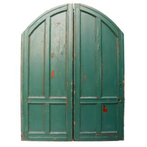 Set of Tall Victorian Arched Double Doors
