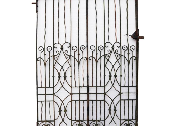 Antique Georgian Wrought Iron Pedestrian Gate