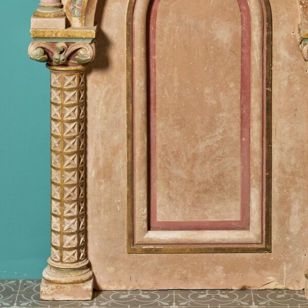 Painted French Caen Stone Architectural Model