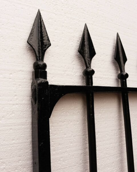 Pair of Wrought Iron Victorian Driveway Gates with Spears 308cm (10ft)