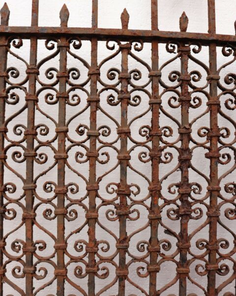 English Victorian Wrought Iron Garden Gate