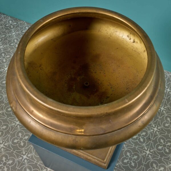 Large Mid Century Brass Urn or Champagne Bucket
