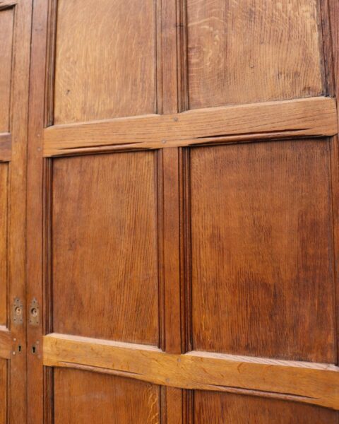 Set of Tudor Style Victorian Oak Double Doors