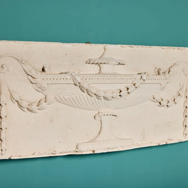 Set of Three Neoclassical Style Plaster Plaques - UK Architectural Heritage