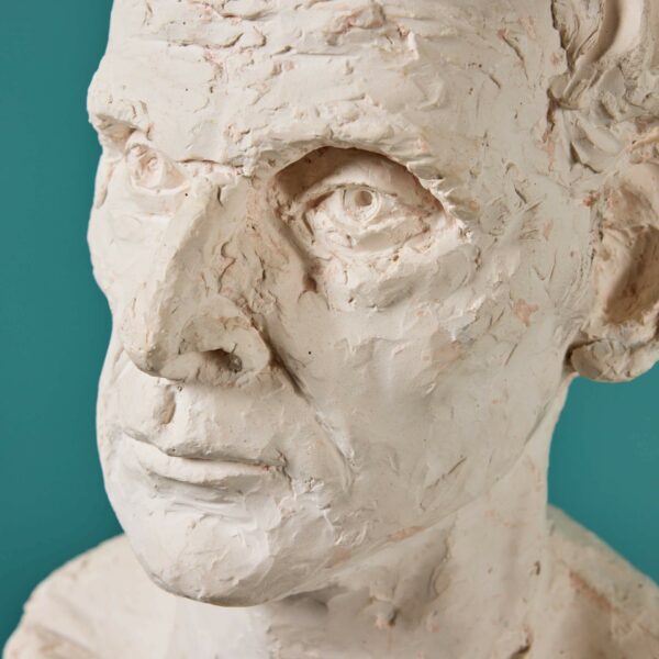 Paul Day (b. 1967) Portrait Plaster Bust of Male