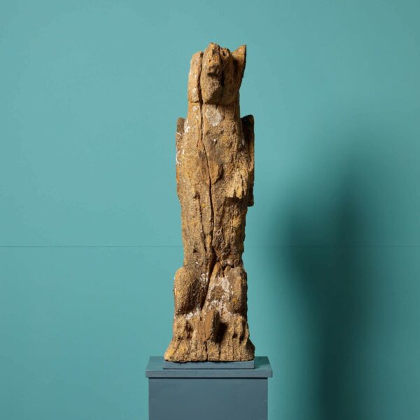 17th Century English Carved Stone Griffin