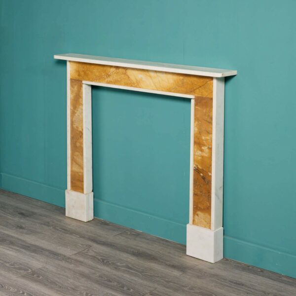 Antique 19th Century Siena Marble Fireplace