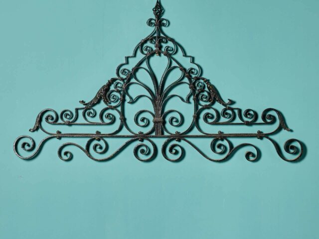 Reclaimed Wrought Iron Gate Overthrow