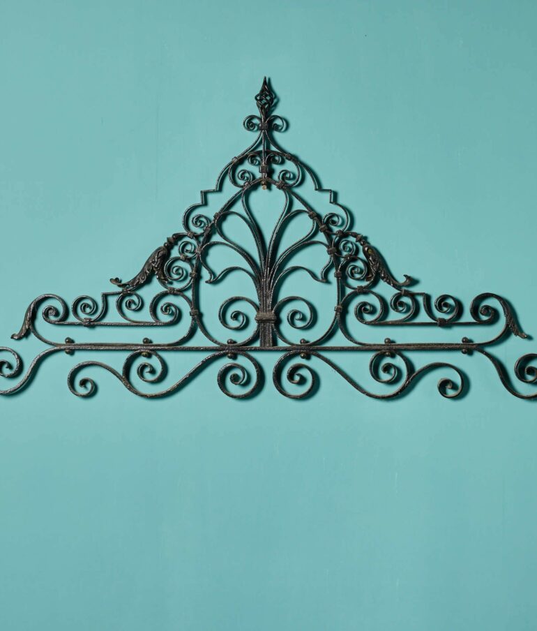 Reclaimed Wrought Iron Gate Overthrow