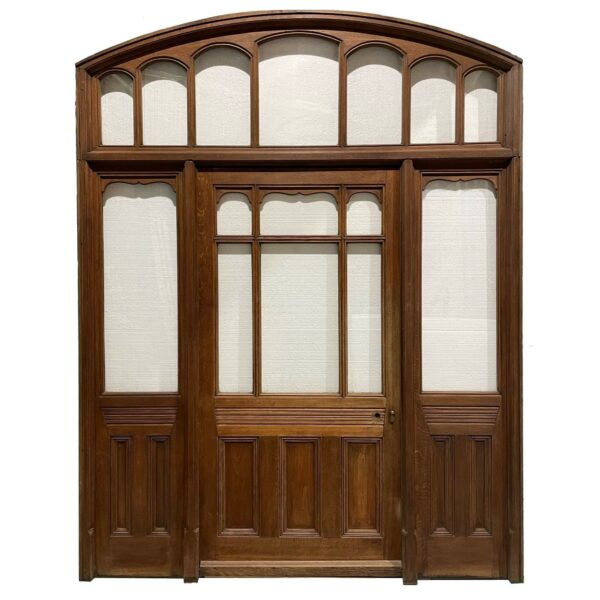 Victorian Glazed Oak Entranceway Door