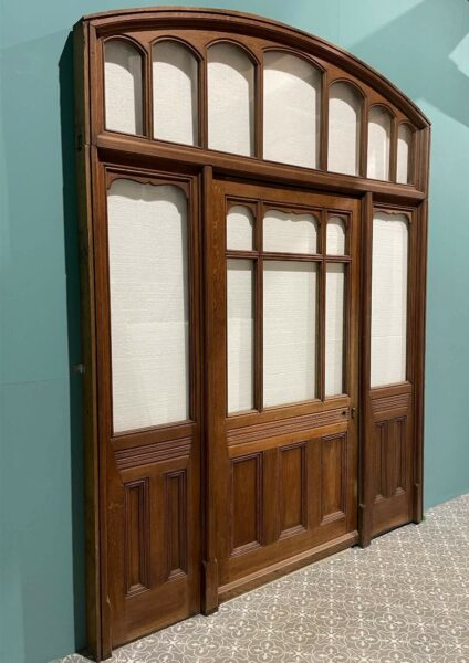 Victorian Glazed Oak Entranceway Door