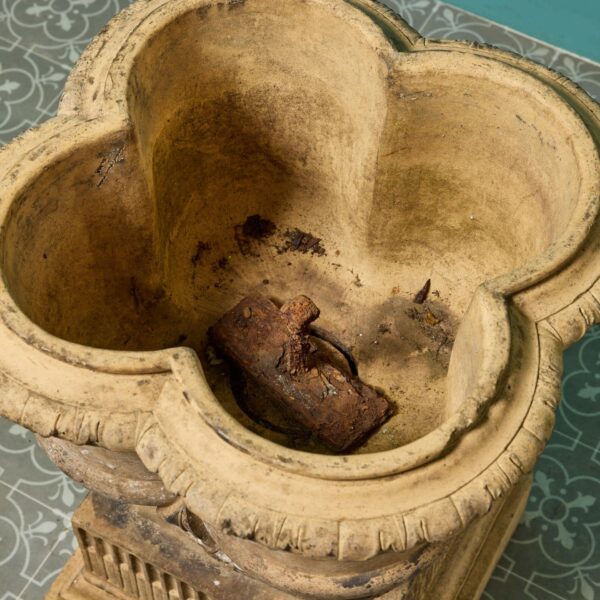 Rare J M Blashfield Antique Buff Terracotta Urn