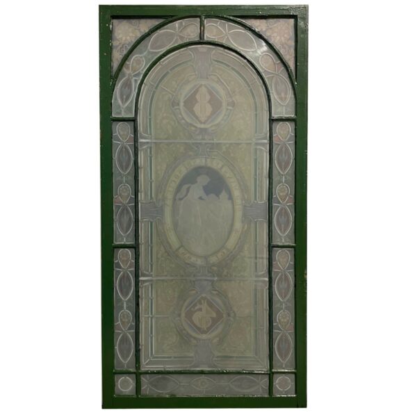 Large Victorian Stained Glass Window by Adam & Small