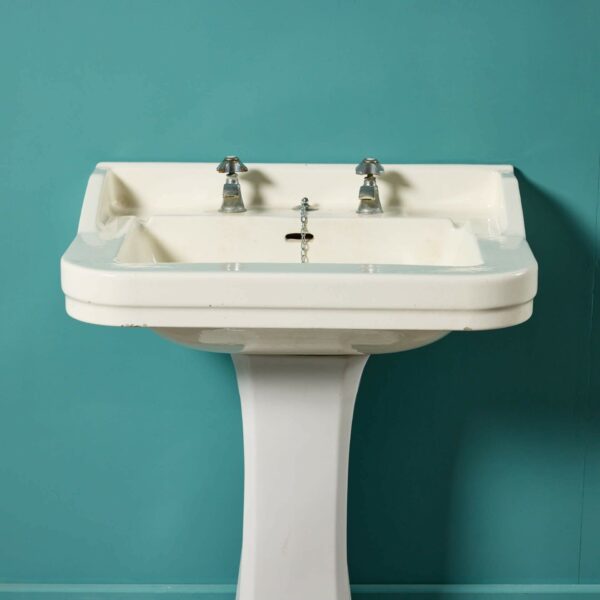 French Edwardian Style Pedestal Sink